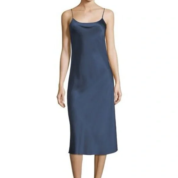 theory silk slip dress Slip Dress in Relaxed Silk | Women's Tops